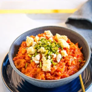 Gajar Halwa with Cova